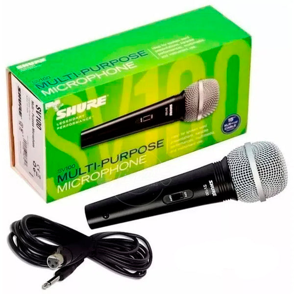 Micrófono Shure Sv100 Vocal Cardioide C/cable Xlr A 1/4plug